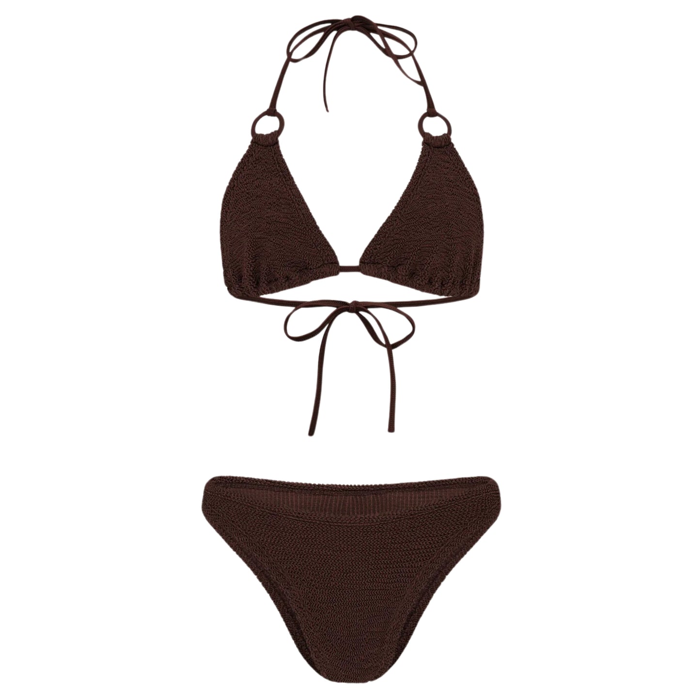 Load image into Gallery viewer, Eva Bikini Metallic Chocolate - ONE SIZE - Bikini
