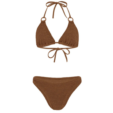 Eva Bikini Metallic Cocoa - ONE SIZE - Bikini