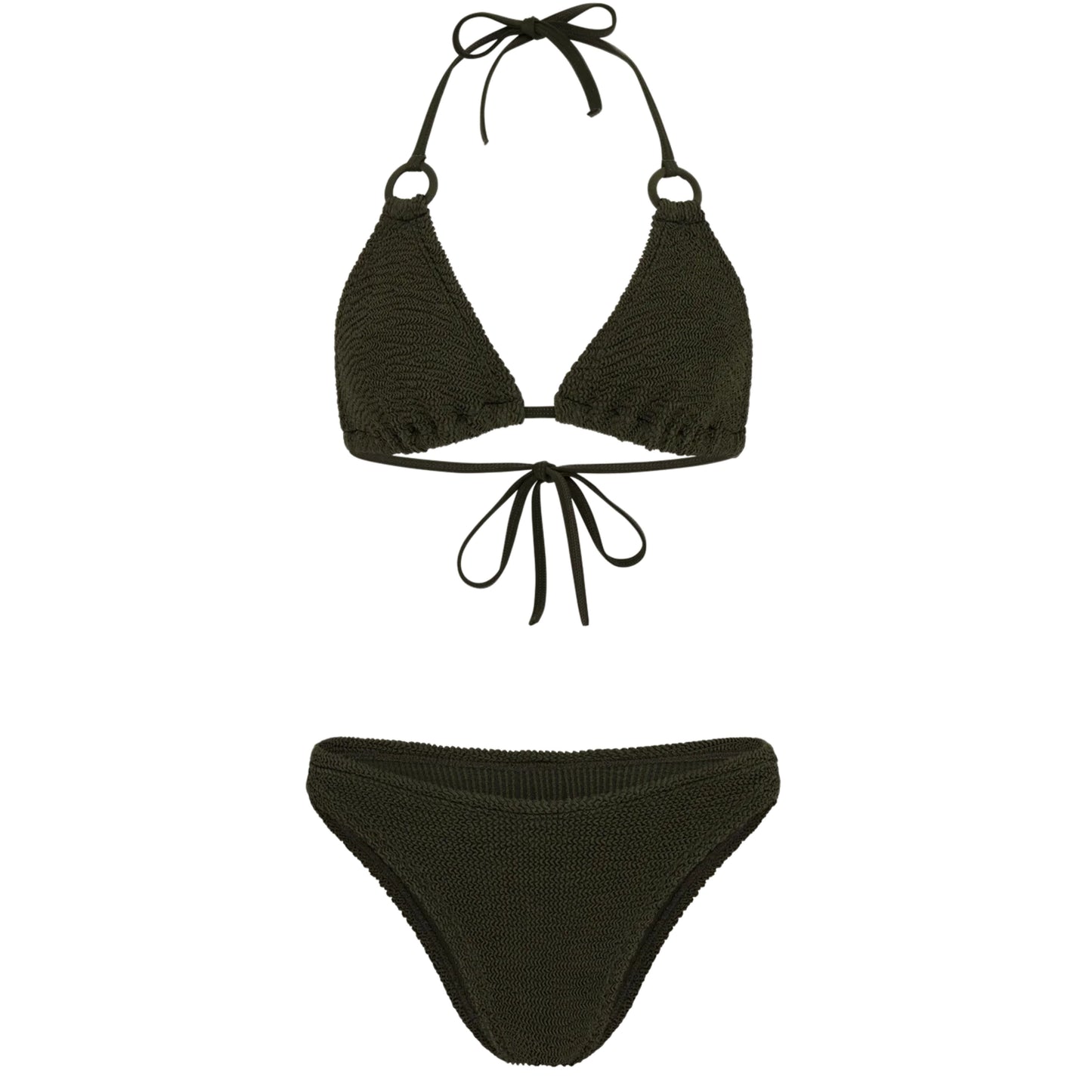 Load image into Gallery viewer, Eva Bikini Metallic Khaki - ONE SIZE - Bikini
