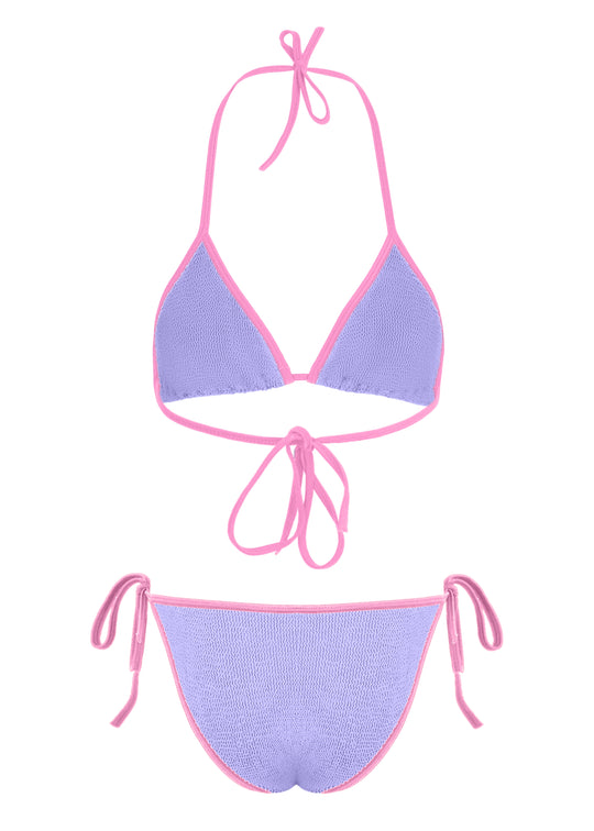 Gina Bikini Contrast Lilac/Bubblegum