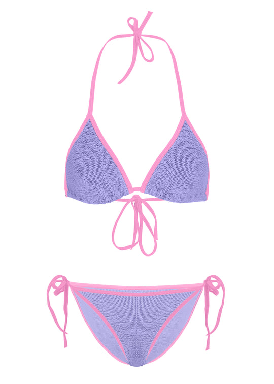 Gina Bikini Contrast Lilac/Bubblegum