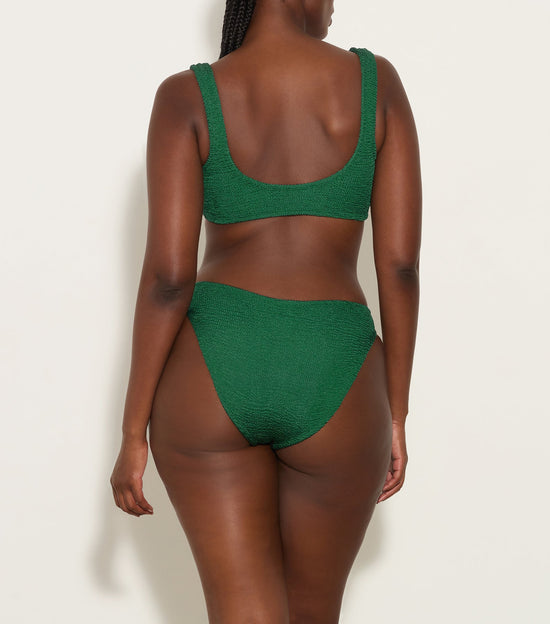 Bonnie Bikini Metallic Forest Green