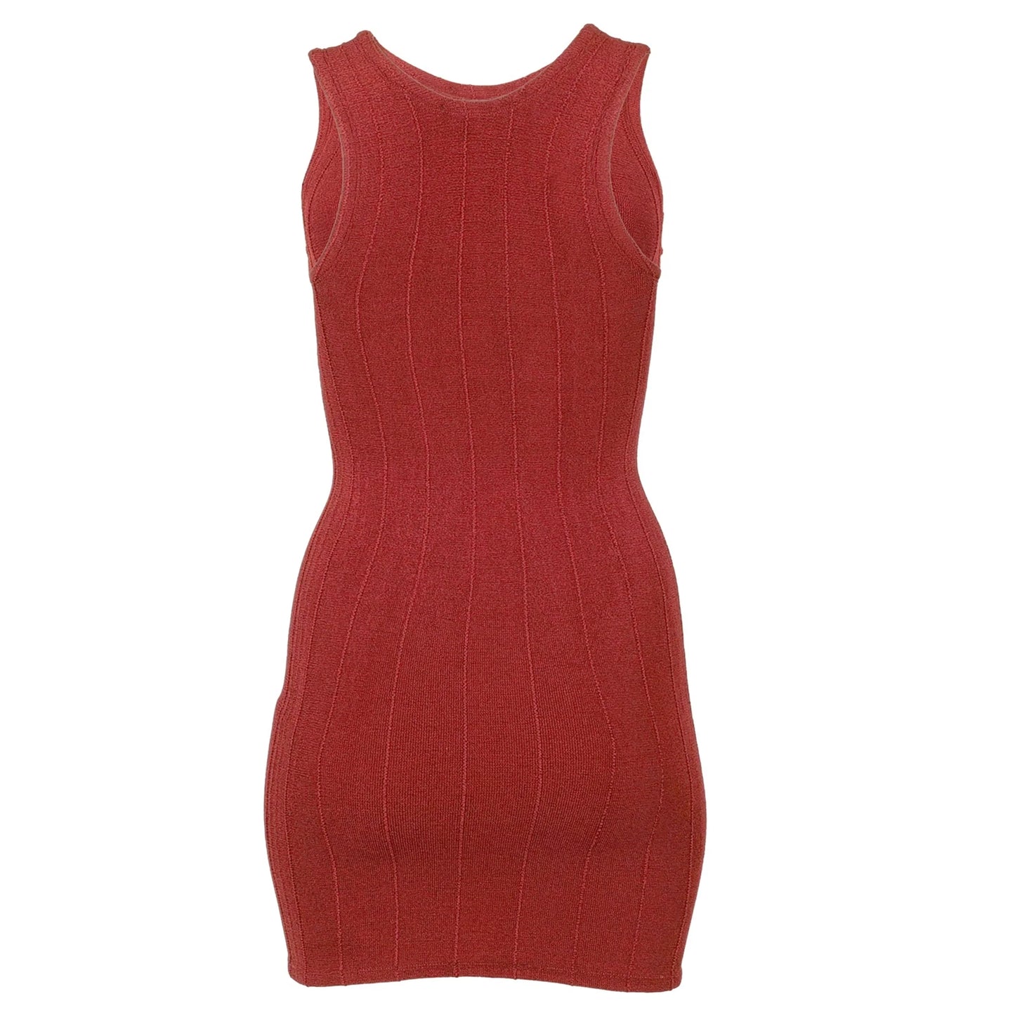 Bodycon Mini Dress in Metalic Chestnut - Iris Nile Dress