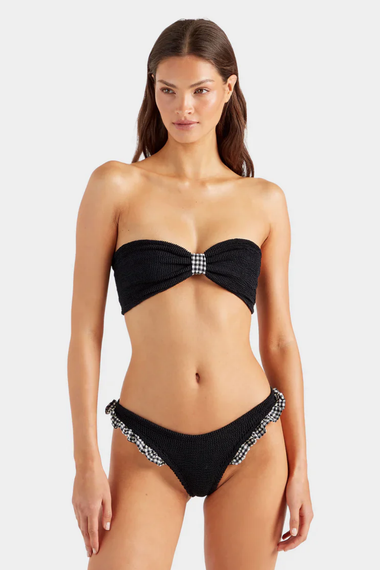 Jean Bikini Black Gingham
