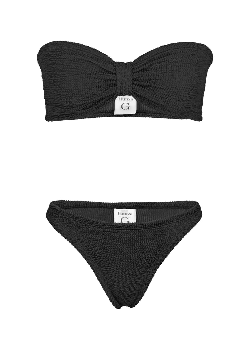 Coverage Jean Bikini Black