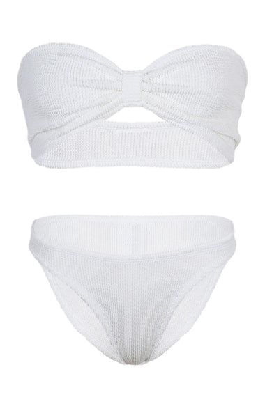 Jean Bikini White