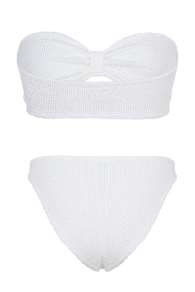 Jean Bikini White