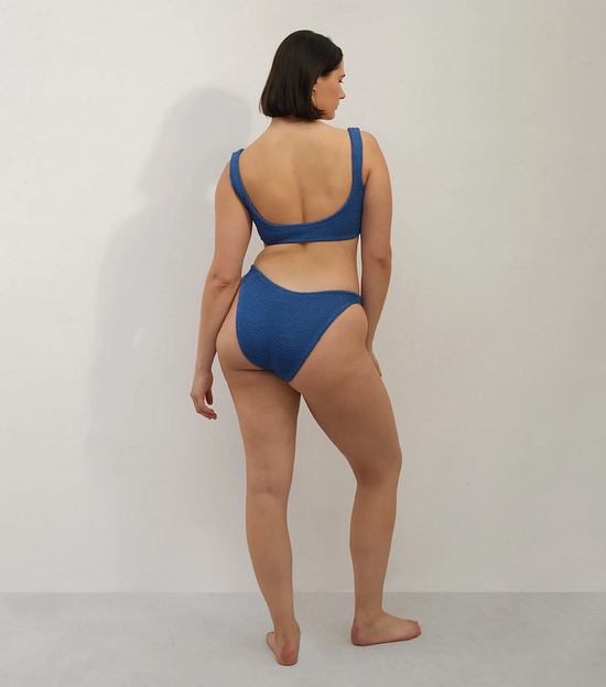 Load image into Gallery viewer, Julia Bikini Metallic Denim
