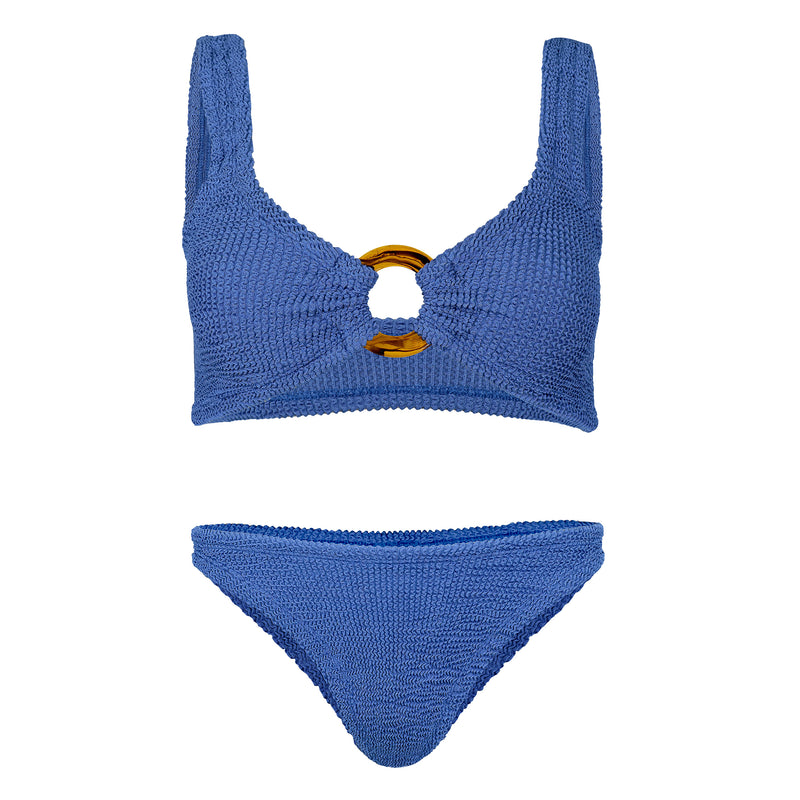 Julia Bikini Metallic Denim
