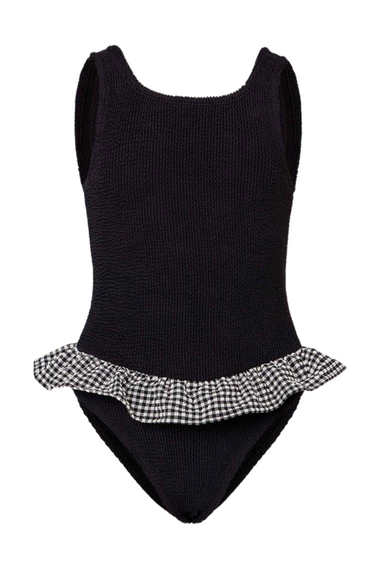 Kids Duo Denise Swim Black Gingham