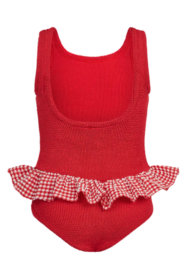 Kids Duo Denise Swim Red Gingham
