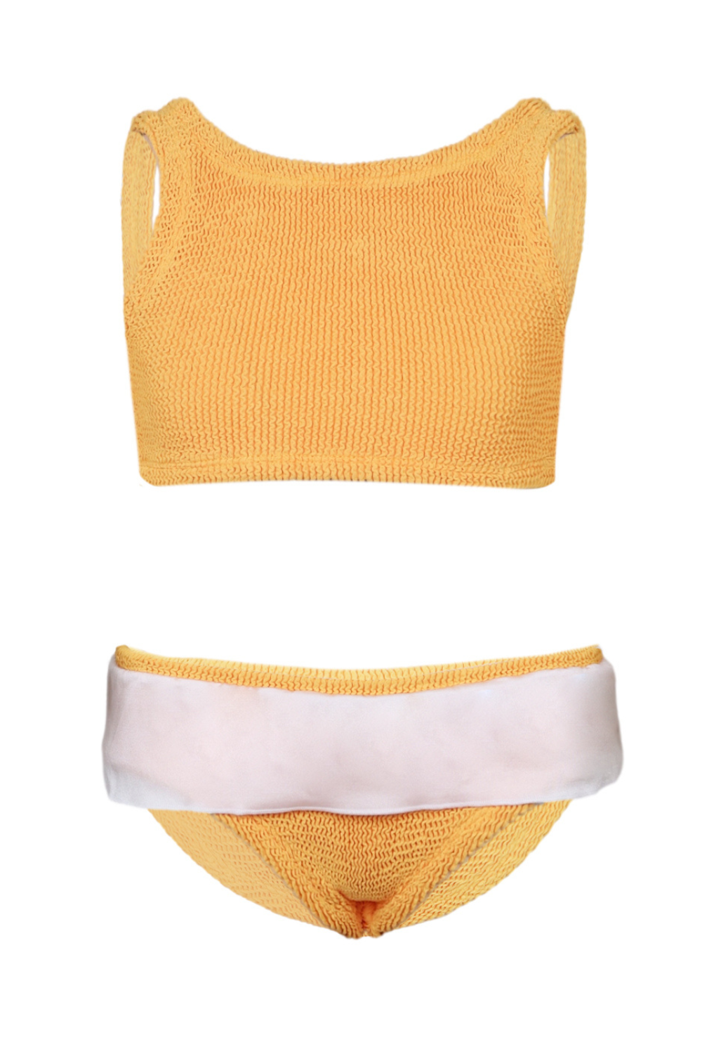 Load image into Gallery viewer, Kids Olive Bikini Mango/Sorbet
