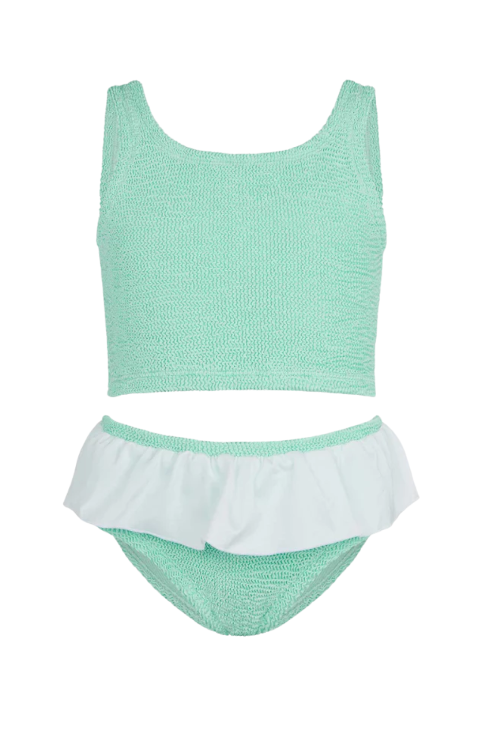 Load image into Gallery viewer, Kids Olive Bikini Metallic Mint

