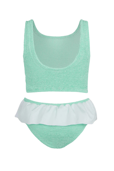 Kids Olive Bikini Metallic Mint