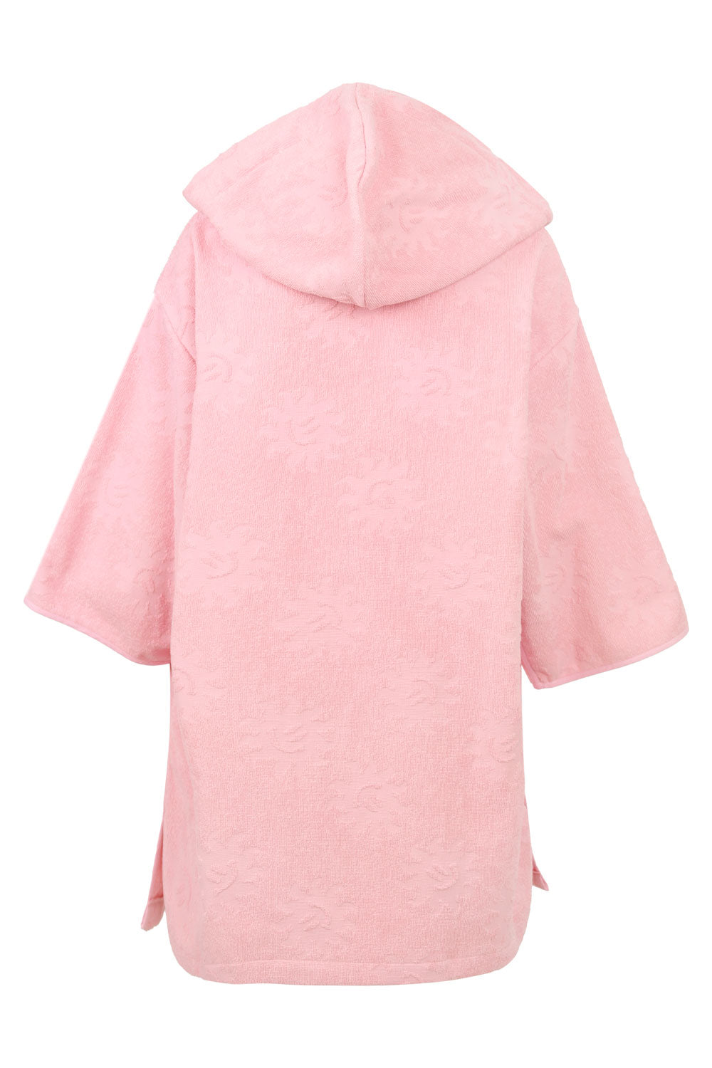 Load image into Gallery viewer, Kids Sunny Pink Towelling Hooded Poncho

