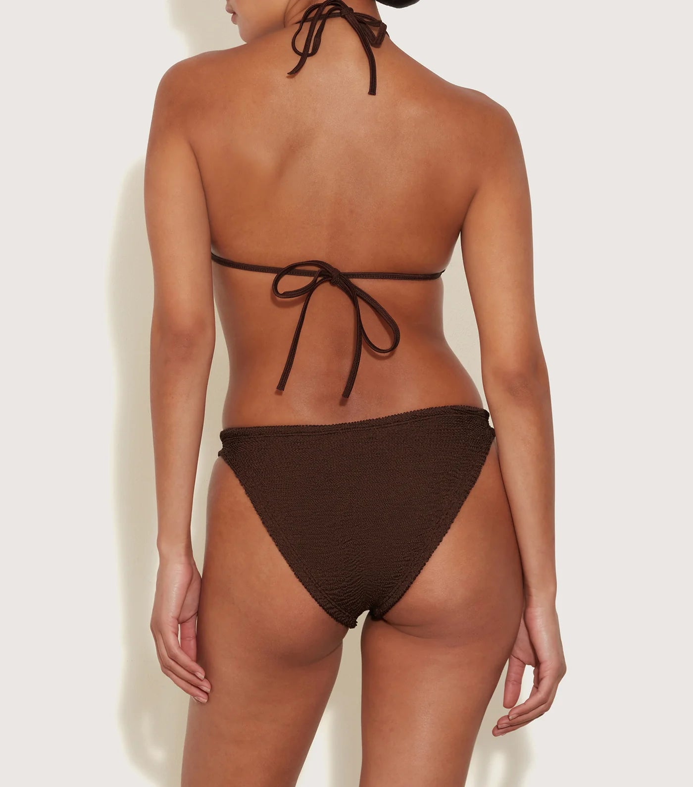 Load image into Gallery viewer, Eva Bikini Metallic Chocolate - ONE SIZE - Bikini
