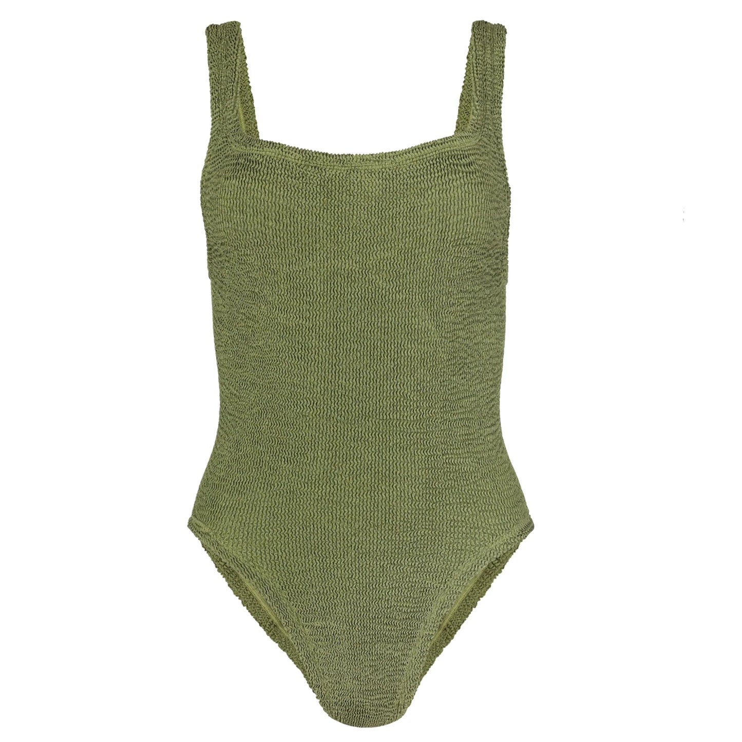Load image into Gallery viewer, Classic Square Neck Swim Metallic Moss - ONE SIZE - One Piece
