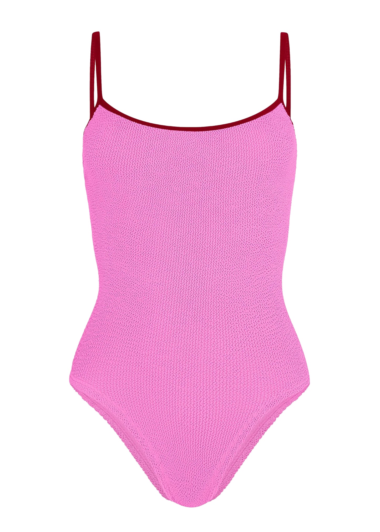 Load image into Gallery viewer, Pamela Swim Contrast Bubblegum/Red
