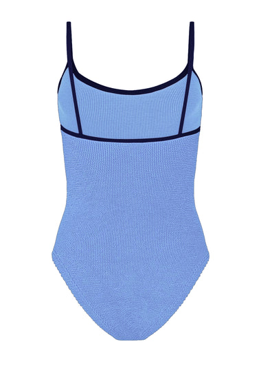 Pamela Swim Contrast Cornflower/Navy