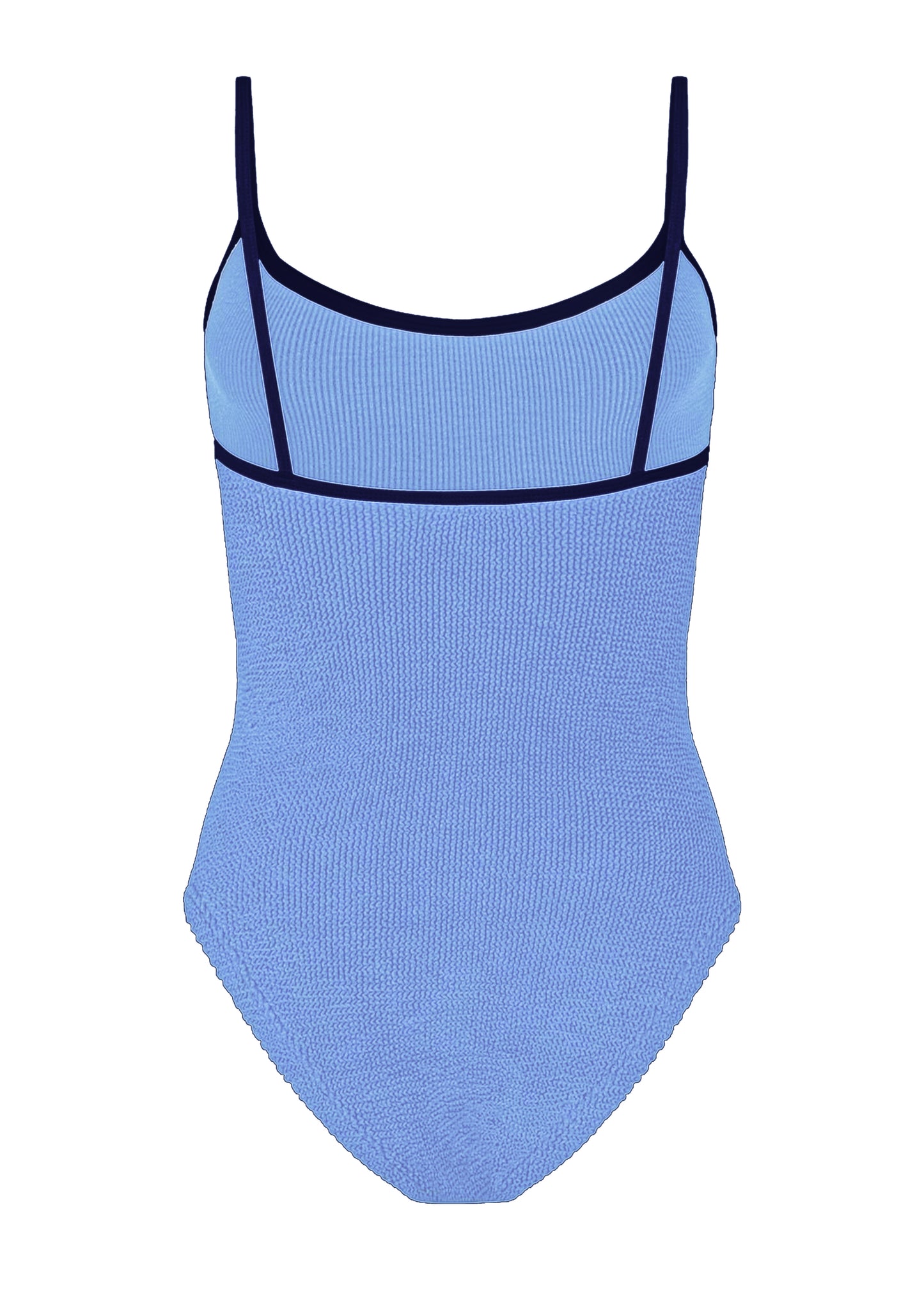 Load image into Gallery viewer, Pamela Swim Contrast Cornflower/Navy
