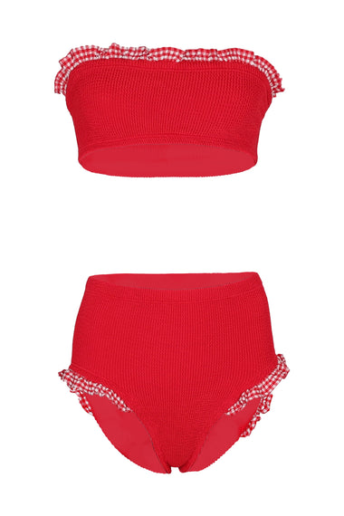 Peggy Bikini Red Gingham