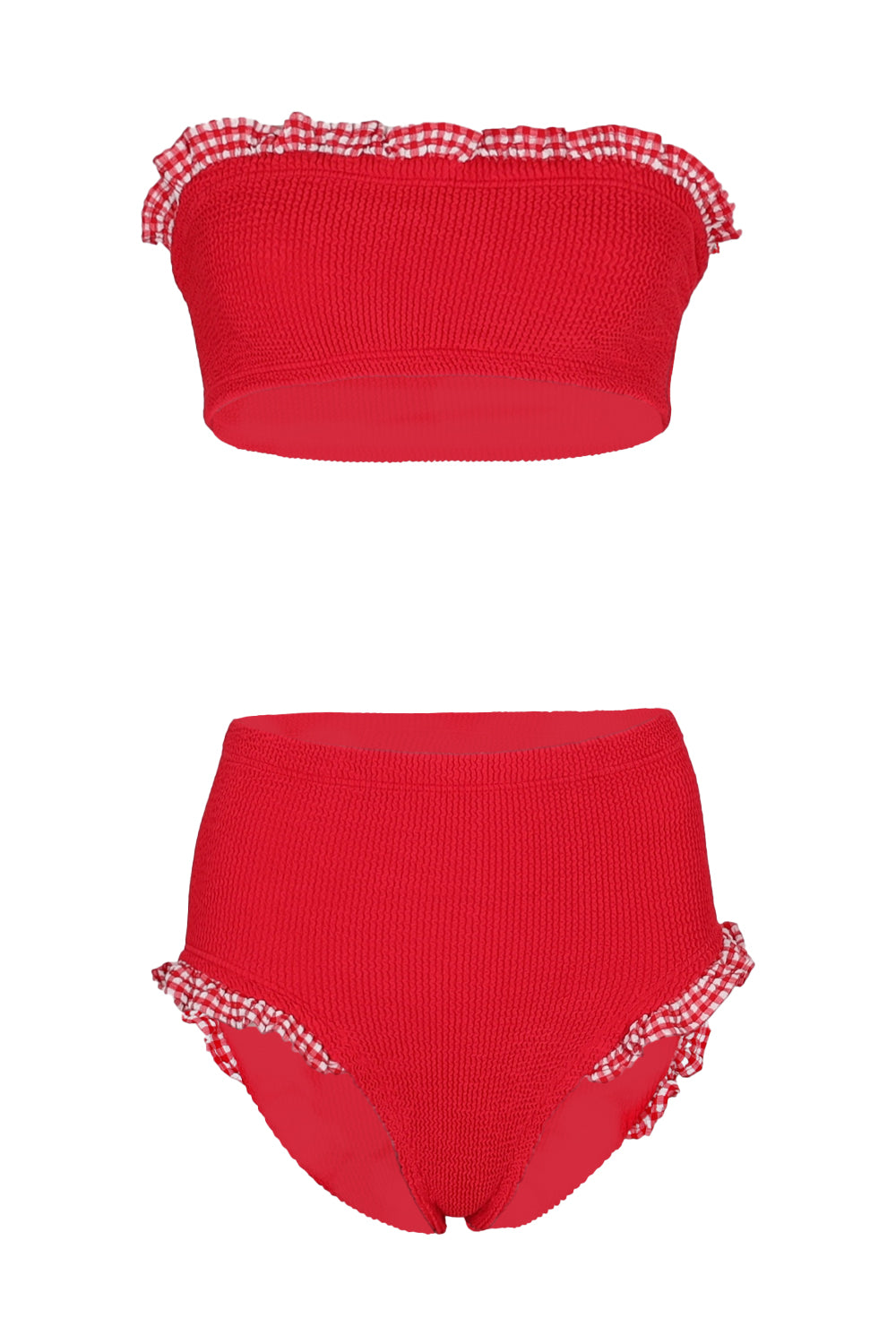 Load image into Gallery viewer, Peggy Bikini Red Gingham
