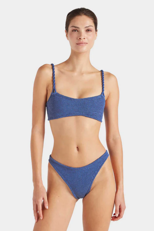 Phoebe Bikini Metallic Denim