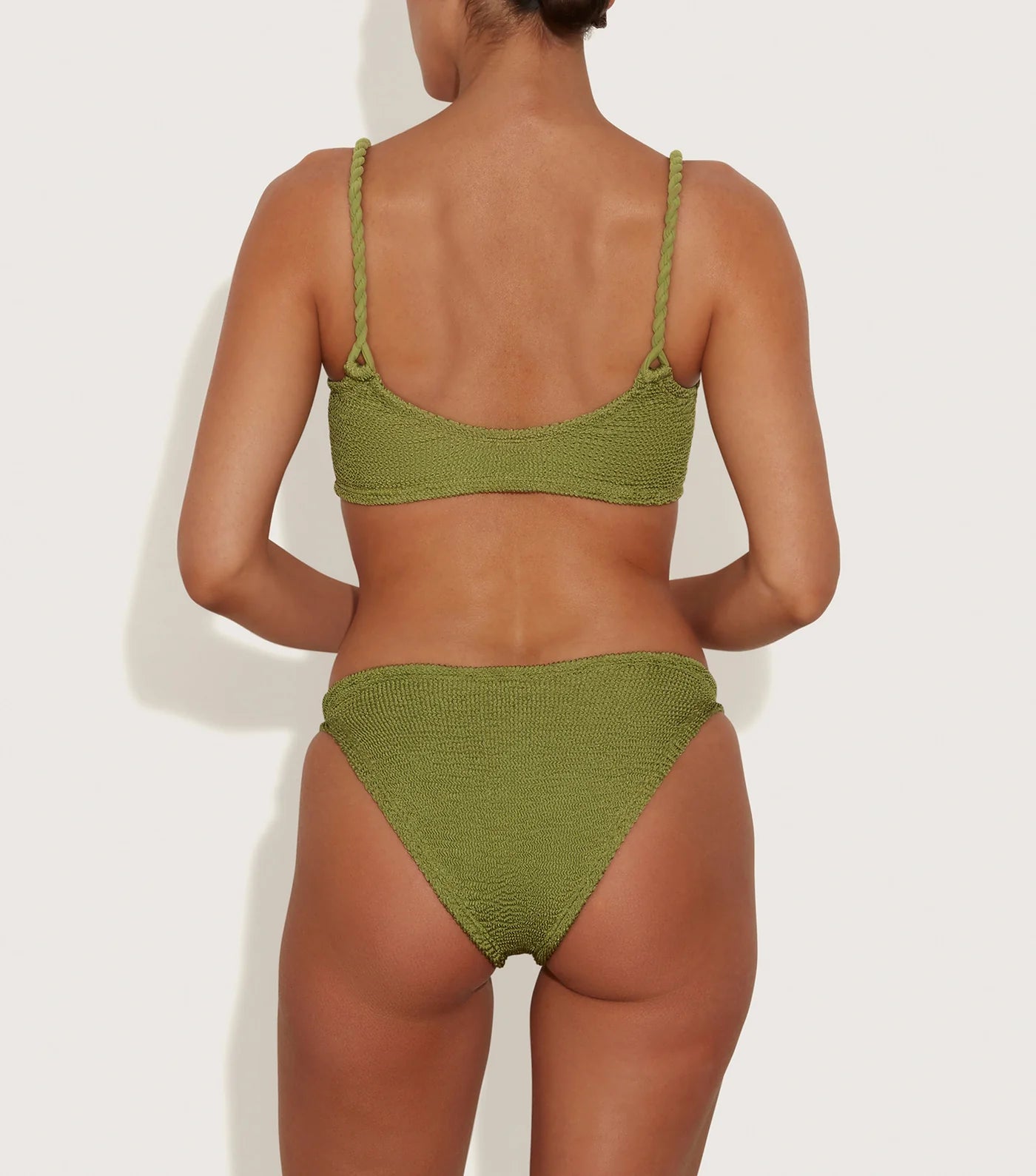 Load image into Gallery viewer, Phoebe Bikini Metallic Moss - ONE SIZE - Bikini
