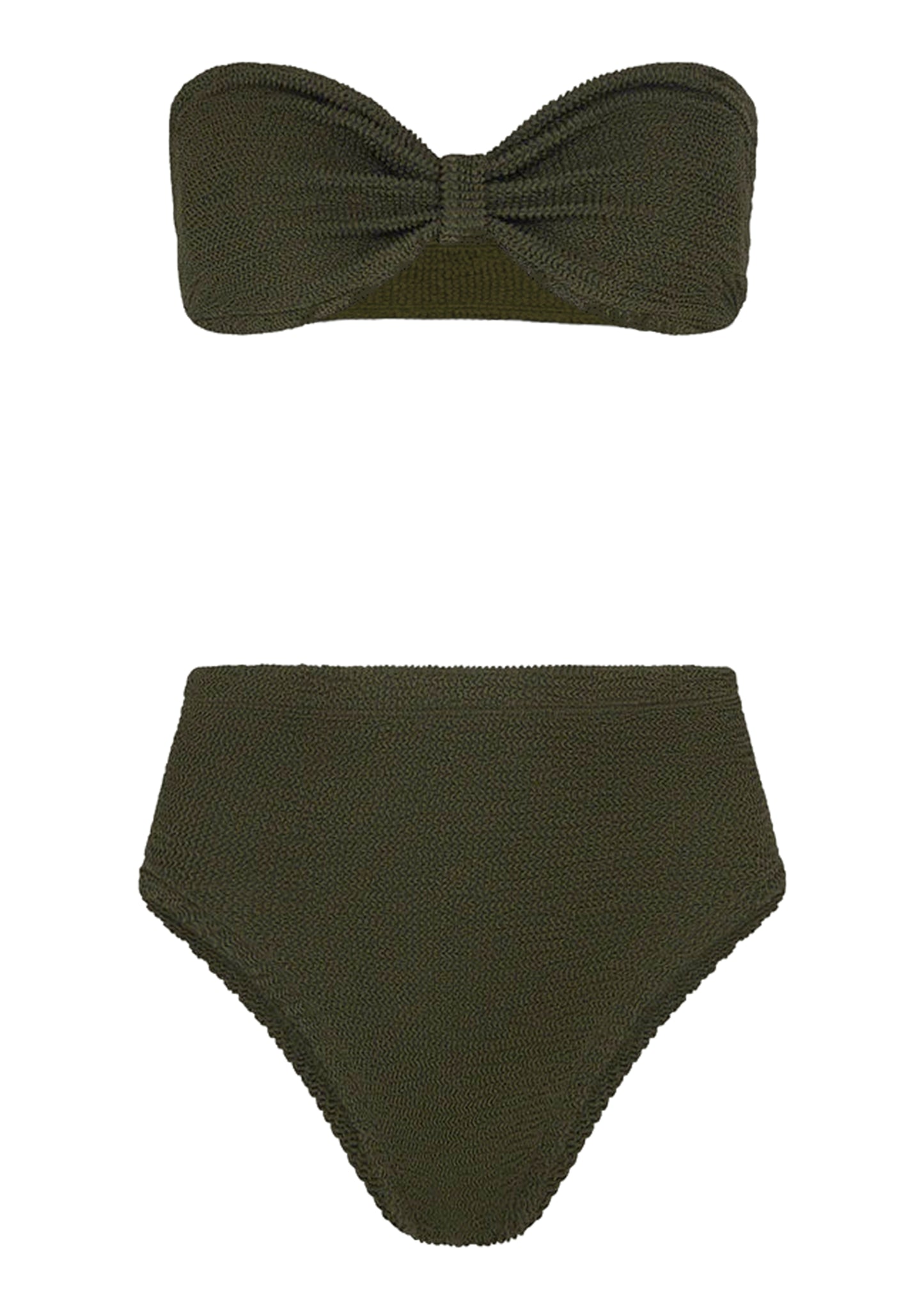 Load image into Gallery viewer, Ruby Bikini Metallic Khaki
