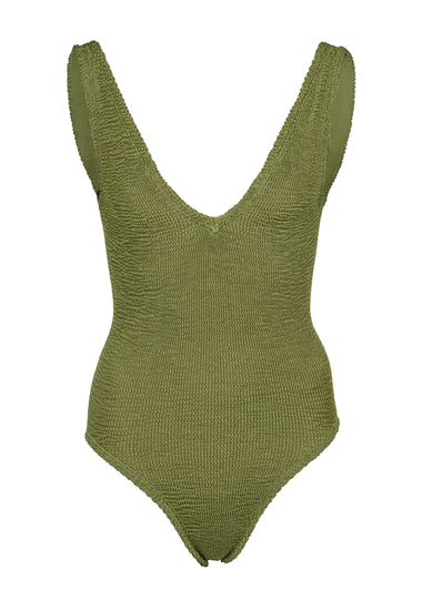 Sadie Swim Metallic Moss