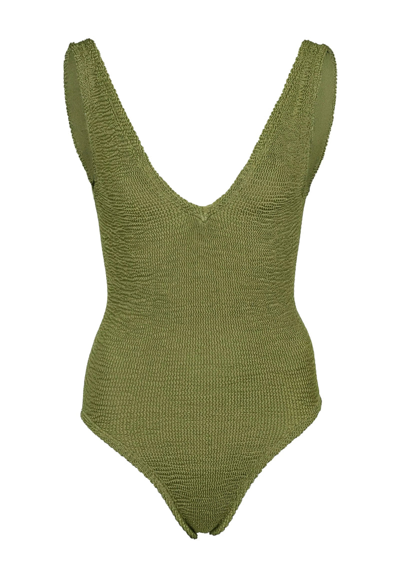 Sadie Swim Metallic Moss