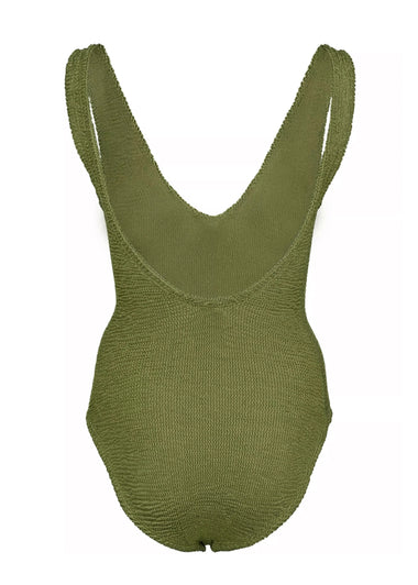 Sadie Swim Metallic Moss