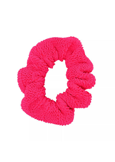Hot Pink Scrunchie in Crinkle