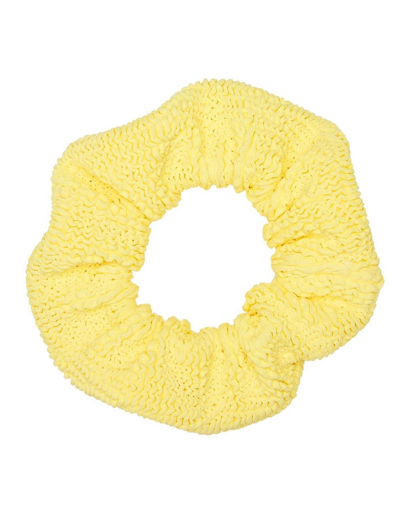 Yellow Scrunchie in Crinkle