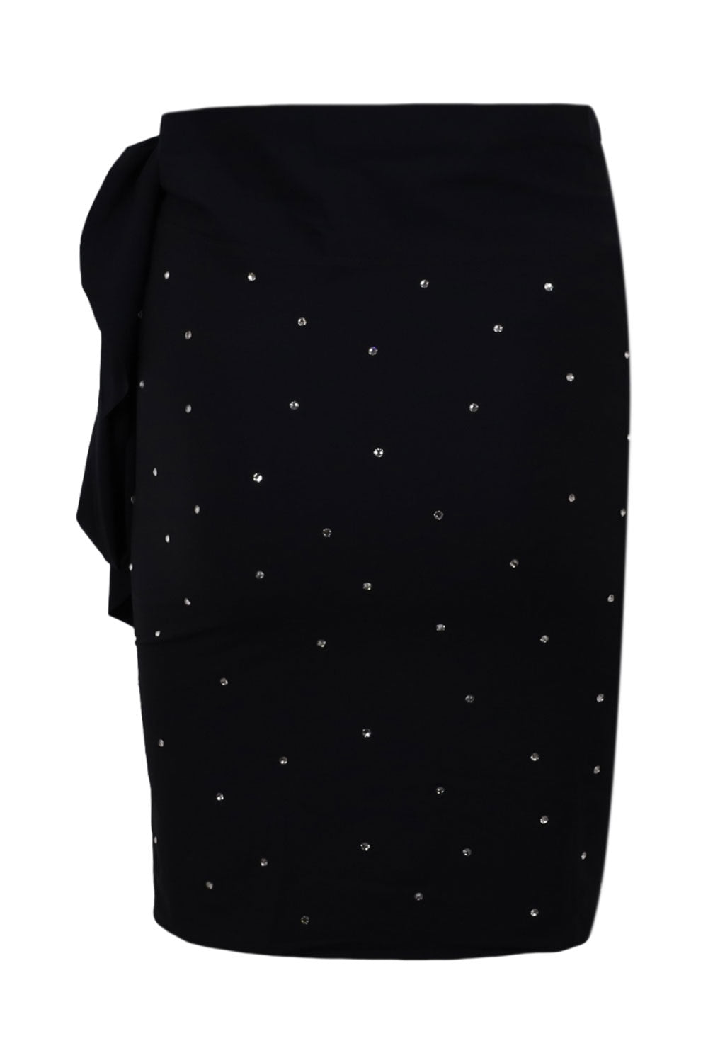 Load image into Gallery viewer, Short Swarovski Sarong Black
