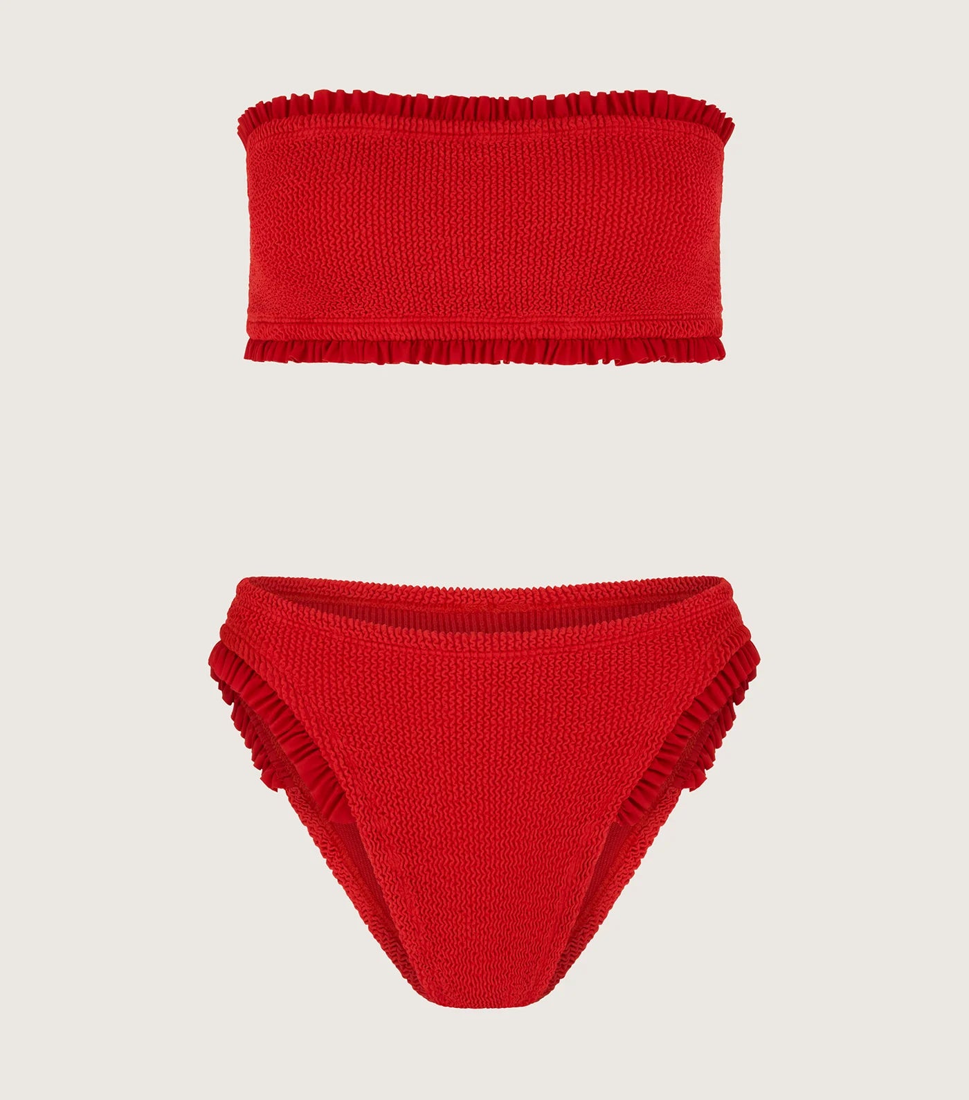 Load image into Gallery viewer, Tracey Frill Bikini Red - ONE SIZE - Bikini
