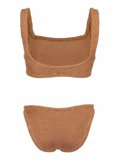 Xandra Bikini Metallic Cocoa