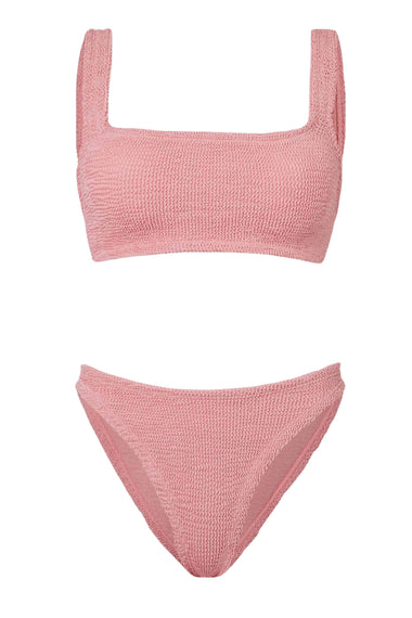 Xandra Bikini Metallic Dusty Pink