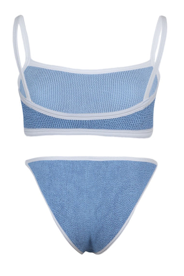 Tyler Bikini Cornflower/White