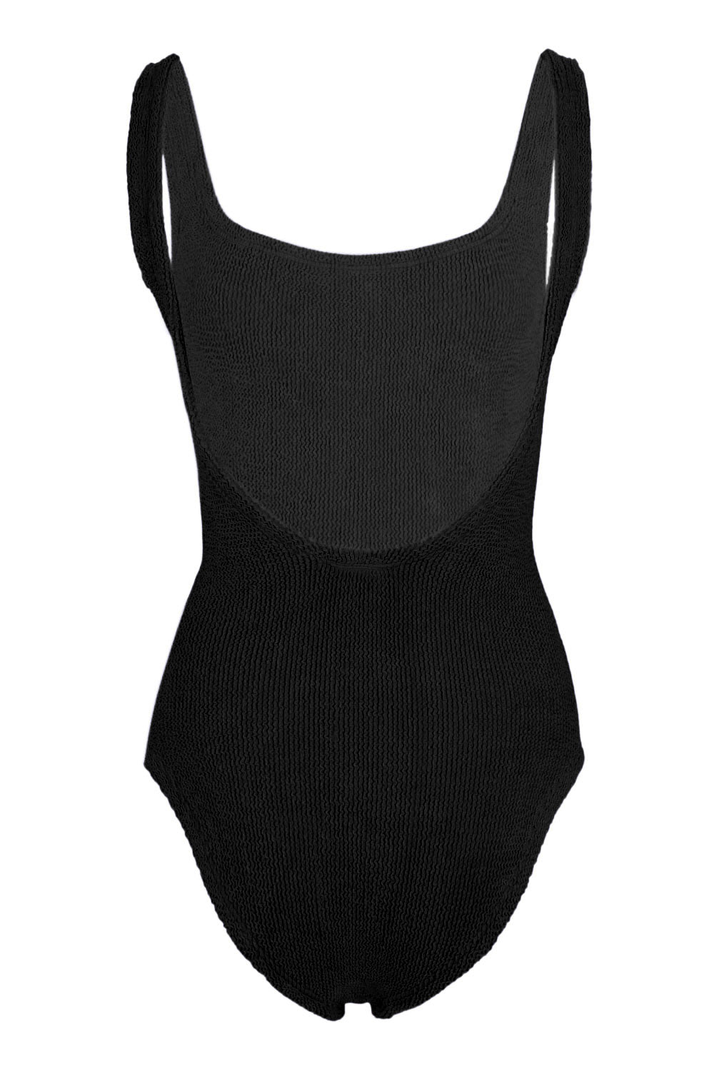 Load image into Gallery viewer, Coverage Square Neck Swim Black
