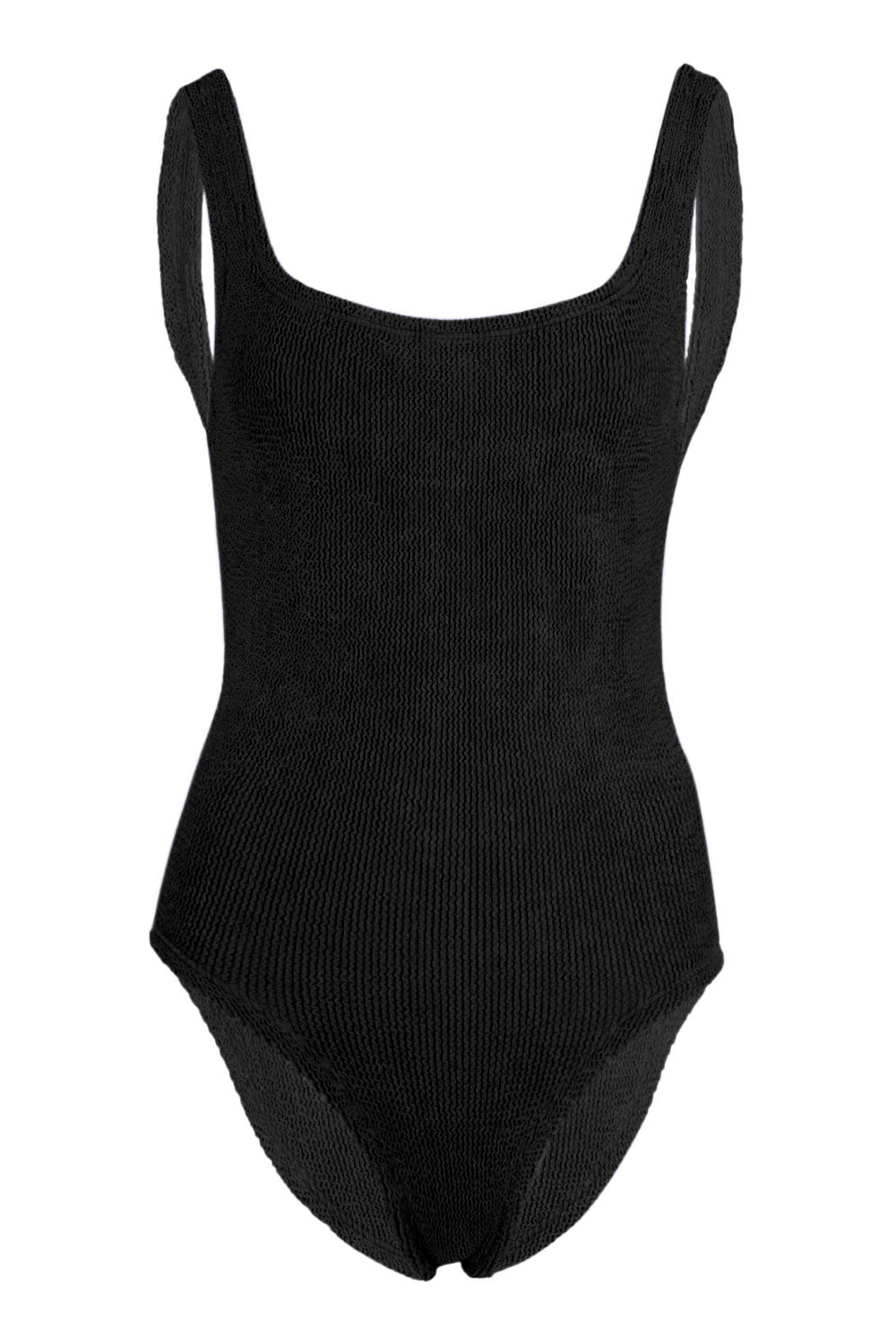 Load image into Gallery viewer, Coverage Square Neck Swim Black
