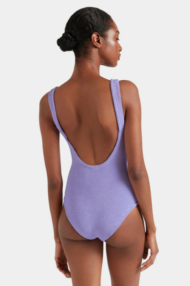 Coverage Square Neck Swim Lilac