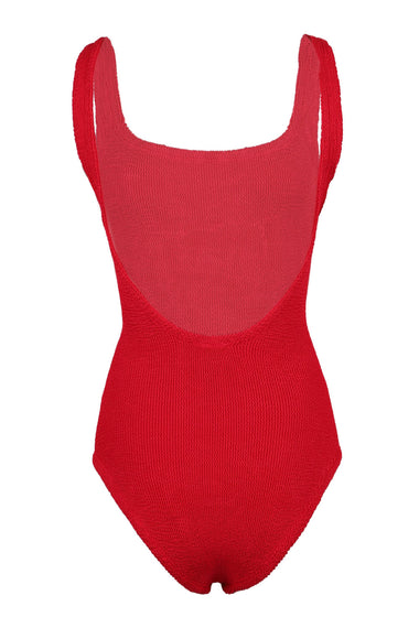 Coverage Square Neck Swim Red
