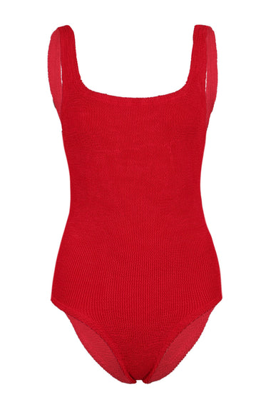 Coverage Square Neck Swim Red