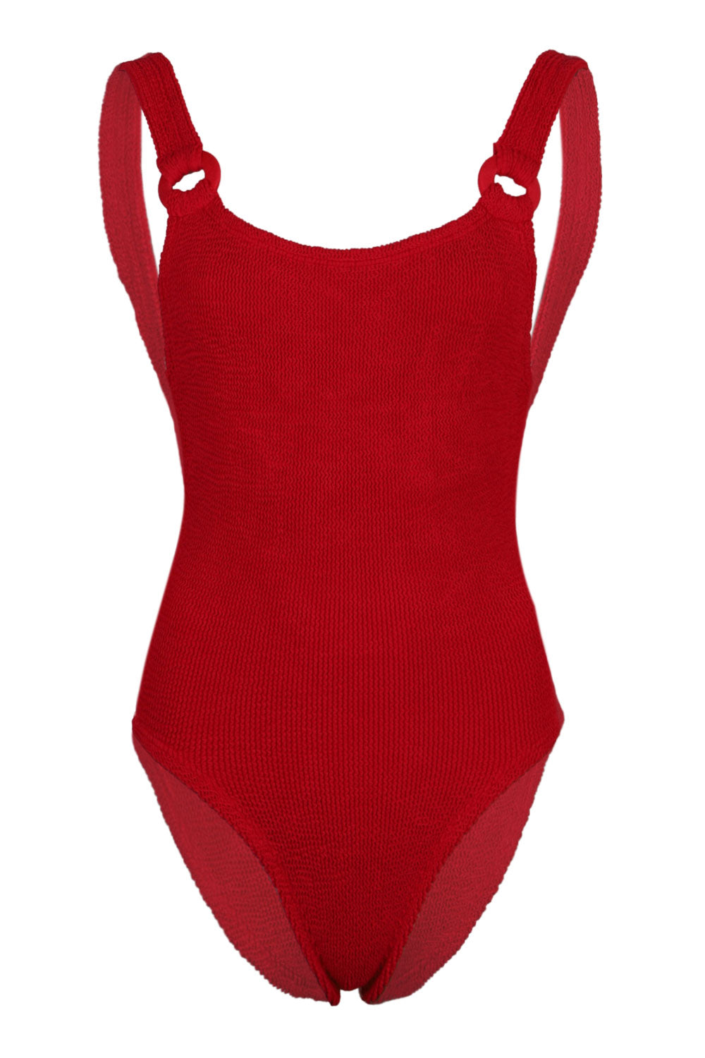 Load image into Gallery viewer, Domino Swim With Fabric Covered Hoops Red
