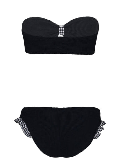 Jean Bikini Black Gingham