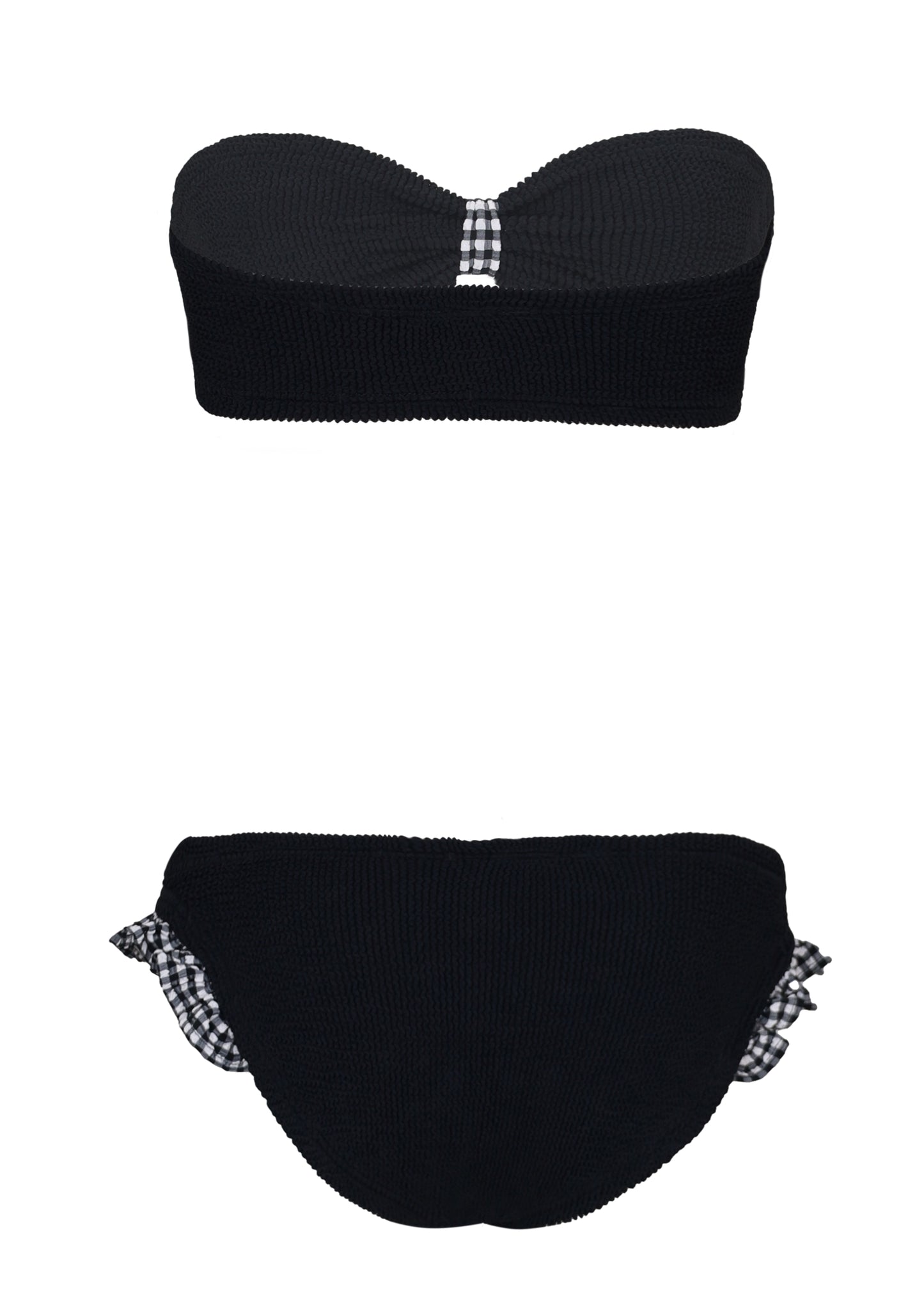 Load image into Gallery viewer, Jean Bikini Black Gingham
