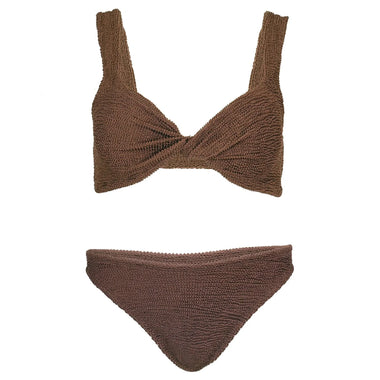 Juno Bikini Metallic Chocolate - ONE SIZE - Bikini