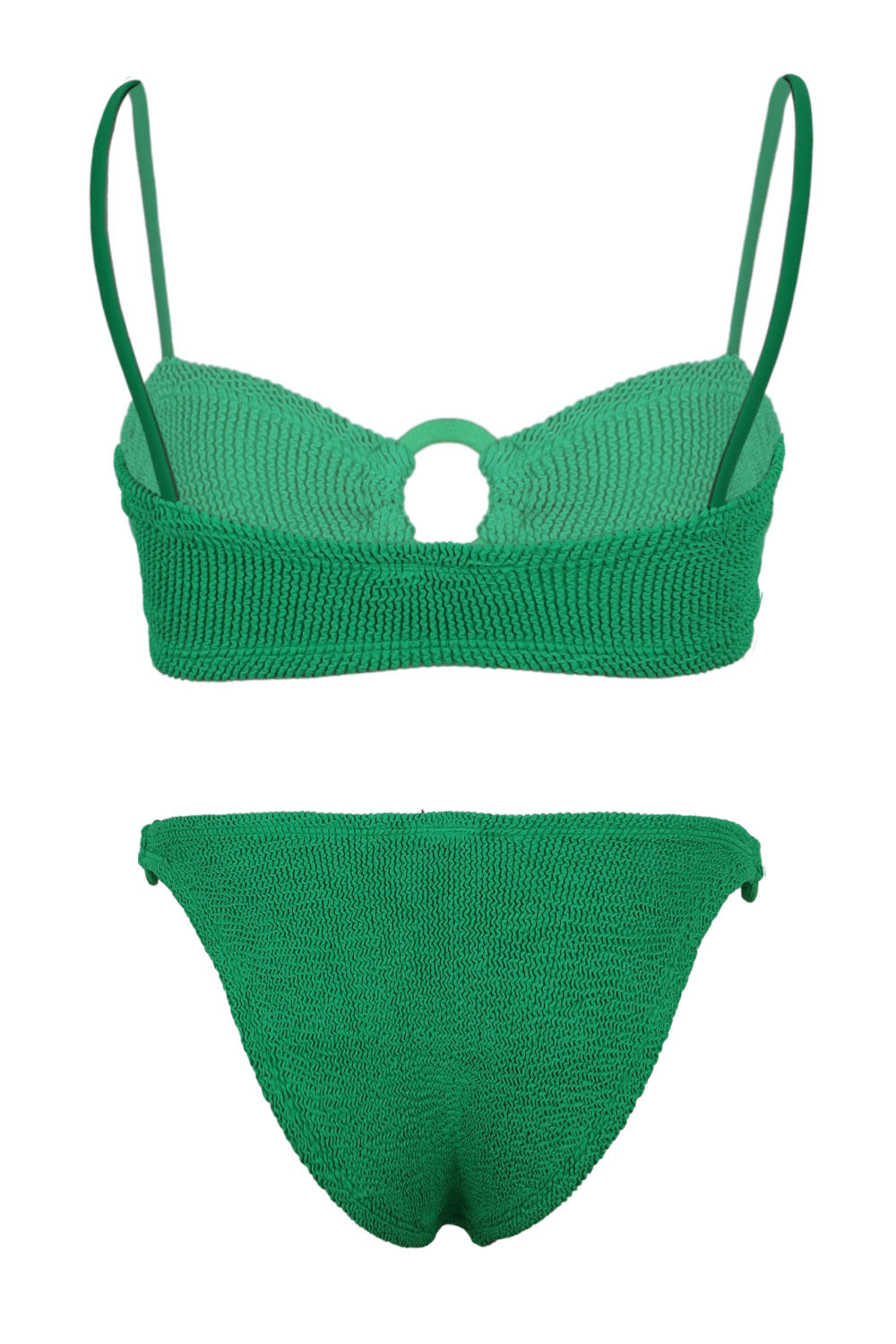 Load image into Gallery viewer, Misty Bikini With Fabric Tonal Hoops Emerald
