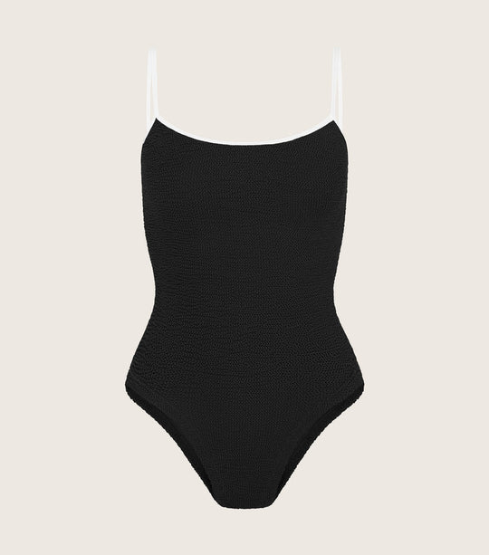 Pamela Swim Contrast Black/White